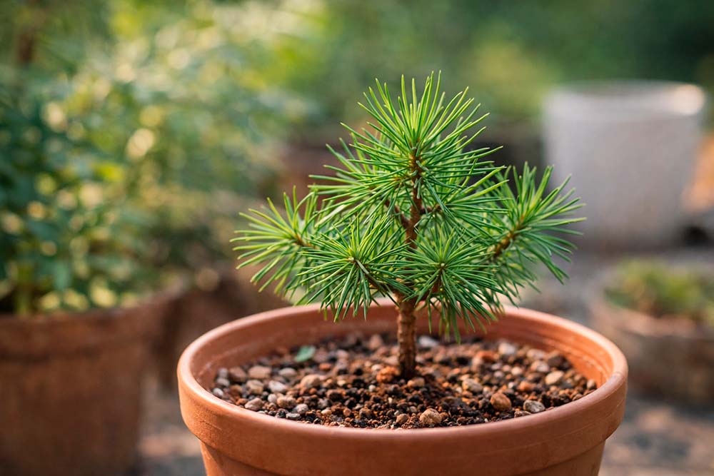 уход за кедром в горшке в домашних условиях
